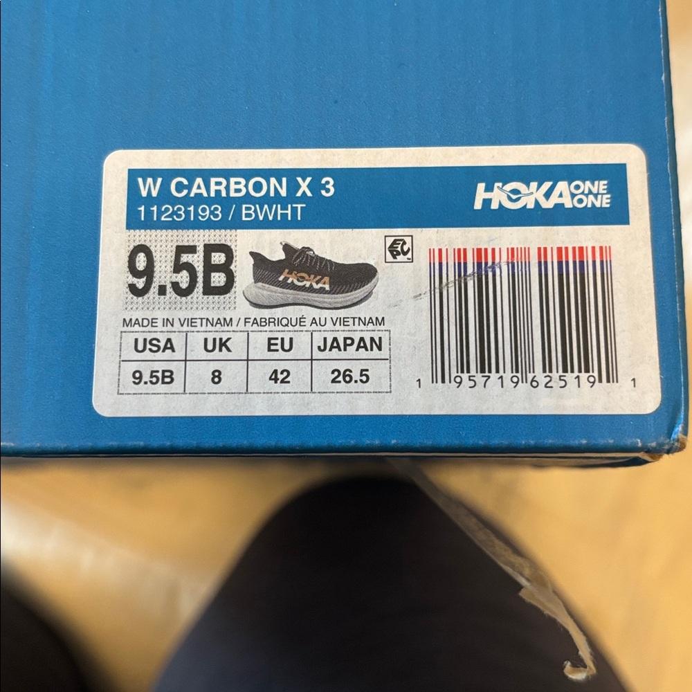 Hoka Black and White Running Shoes - Picture 8 of 12